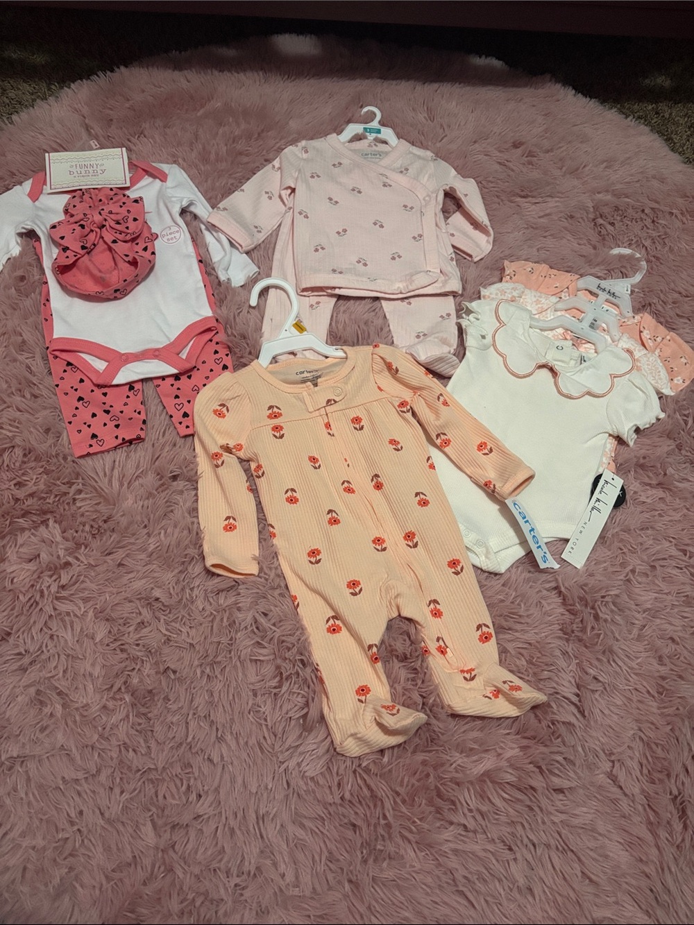0-3 Month baby girl clothes bundle